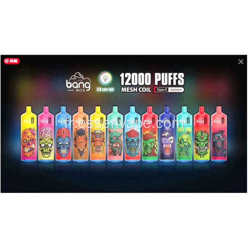 Meilleur prix Bang Bang Box 12000puffs Vape Suède